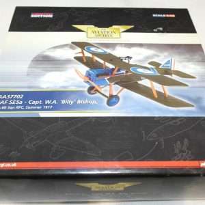 CORGI AVIATION 1:48 RAF SE5A CAPT W,A BILLY BISHOP NO 60 SQN RFC 1917
