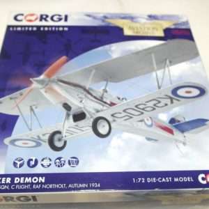 CORGI AVIATION 1:72 HAWKER DEMON K2905 NO 41 SQN C FLIGHT RAF NORTHHOLT 1934