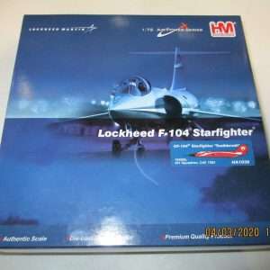 HOBBY MASTER 1:72 LOCKHEED F-104 STARFIGHTER TOOTHBRUSH NO 421 SQN CAF 1983