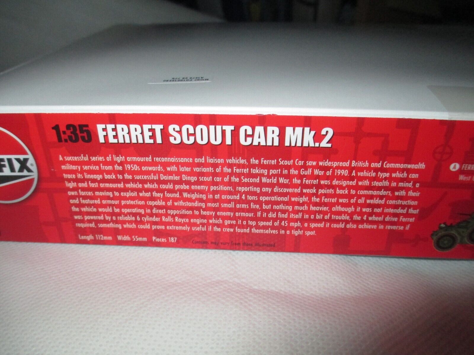AIRFIX 135 FERRET SCOUT CAR MK.2 KC Models