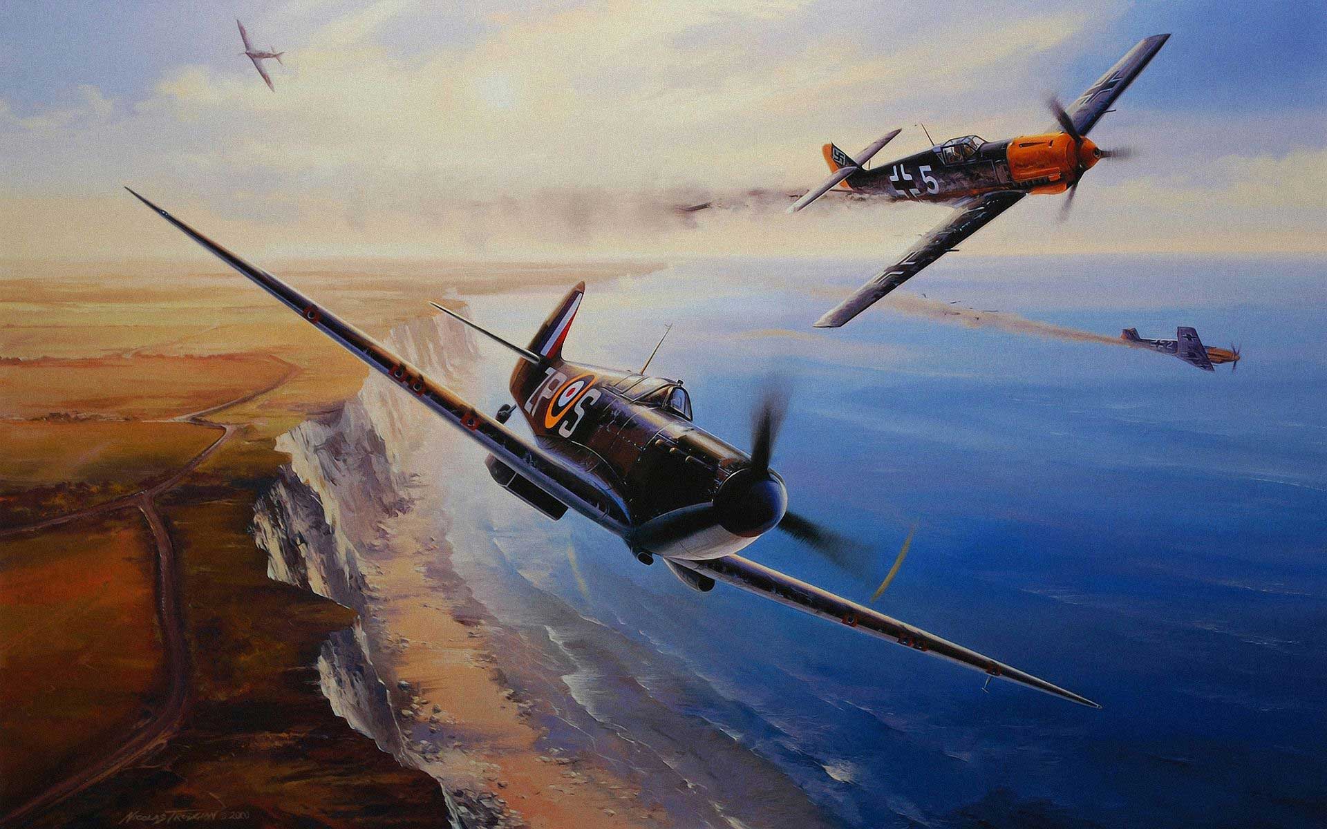 Spitfire-MkIa-RAF-74Sqn-ZPS-artwork