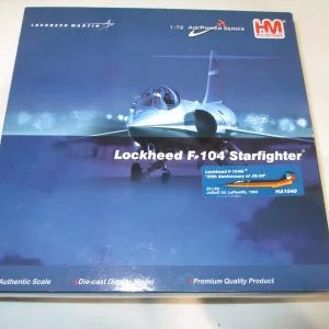 HOBBY MASTER 1:72 LOCKHEED F-104G STARFIGHTER 25TH ANNIVERSARY OF JG-34 1984