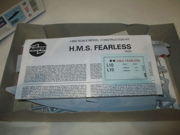 AIRFIX 1:600 HMS FEARLESS - Image 2