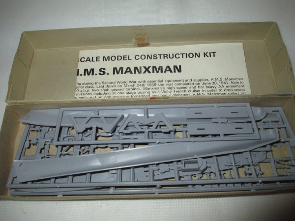 AIRFIX RED STRIPE 1:600 HMS MANXMAN - Image 2