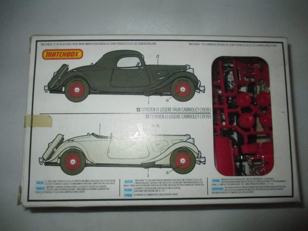 MATCHBOX 1:32 CITROEN 11 LEGERE FAUX-CABRIOLET - Image 3